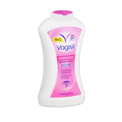Odor Block Deodorant Powder 8 Oz by Vagisil