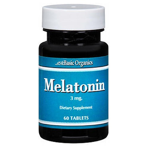 Melatonin Natural Sleep Aid 60 Tablets by Basic