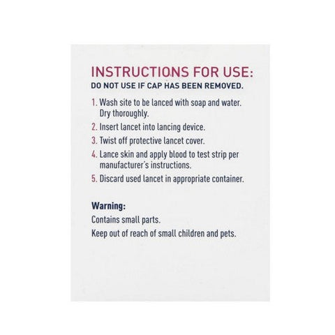 Trueplus, Sterile Lancets 28G, 100 Count