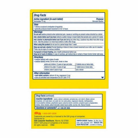 Perdiem, Overnight Relief Laxative Pills, 60 each Perdiem