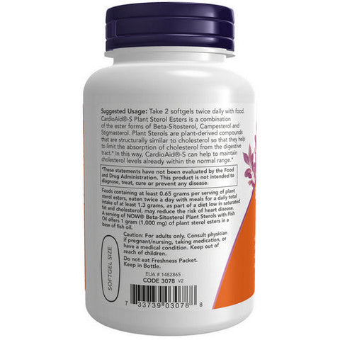 Now Foods, Beta-Sitosterol Plant Sterols, 90 SOFTGELS Now Foods
