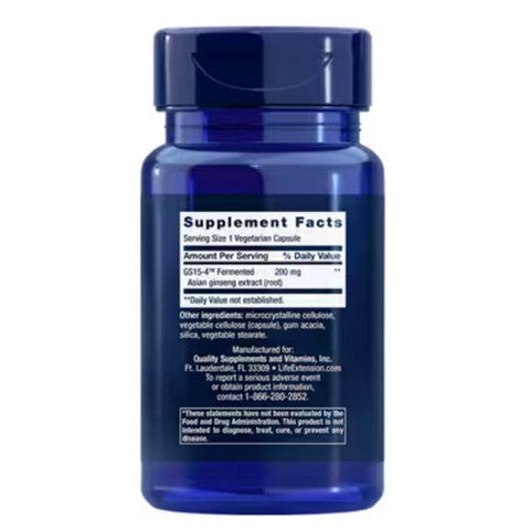 Life Extension, Ginseng Energy Boost, 30 Veg Caps Life Extension