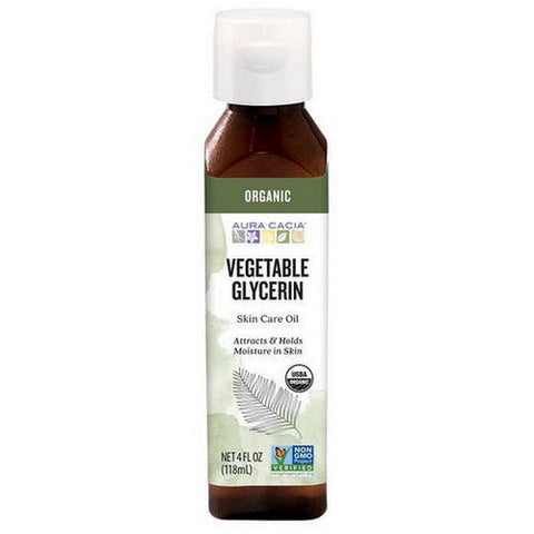 Aura Cacia, Organic Vegetable Glycerin Skin Care Oil, 4 Oz