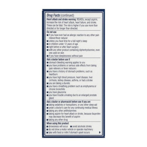Advil, Pm Pain Reliever Nighttime Sleep-Aid, 40 Liquid Gels