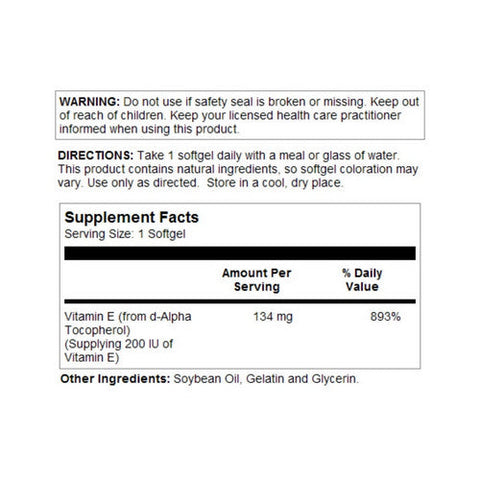 Kal, E 200, 200 IU, 90 Softgels