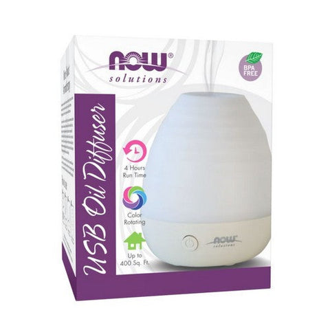 Now Foods, Ultrasonic USB Diffuser, 1 Count Now Foods