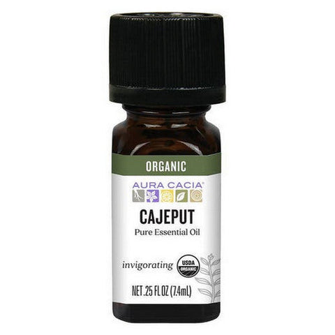 Aura Cacia, Organic Essential Oil, Cajeput .25Oz Aura Cacia
