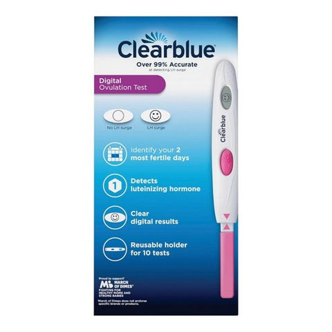 Clearblue, Digital Ovulation Tests, 10 Each Clearblue