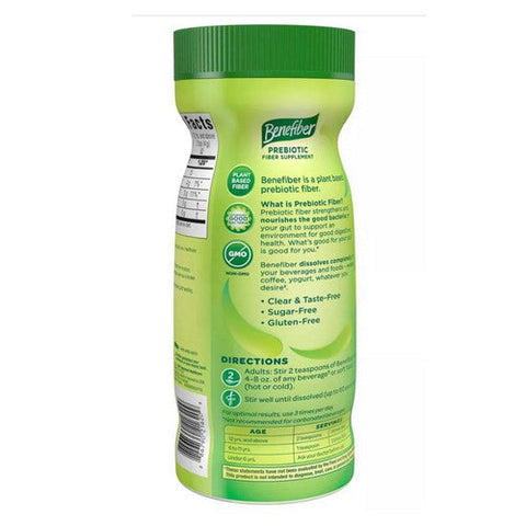 Benefiber, Prebiotic Fiber Supplement Powder, 8.7 Oz Benefiber