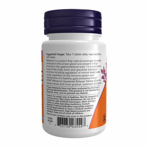 Now Foods, Melatonin Sustained Release, 5 Mg, 120 Tabs Now Foods