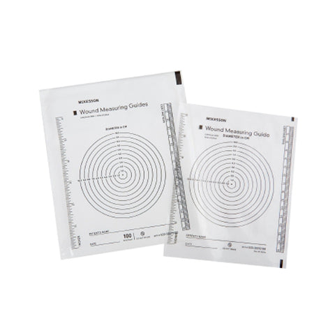 McKesson, Wound Measuring Guide McKesson 5 X 7 Inch Clear Plastic NonSterile, Case Of 60 McKesson
