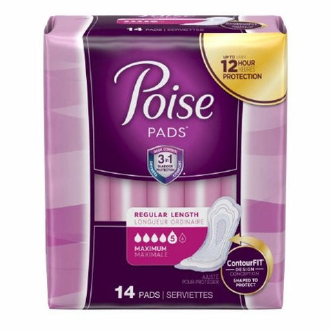 Poise, Bladder Control Pad, Case Of 6 Poise