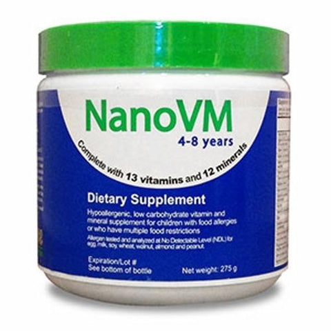 Solace Nutrition, Pediatric Oral Supplement NanoVM  4 - 8 Years Unflavored 275 Gram Can Powder, Count of 1 Solace Nutrition