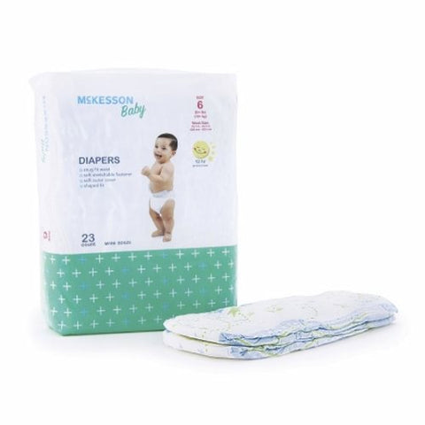 McKesson, Unisex Baby Diaper Size 6 Disposable Heavy Absorbency, Count of 1 McKesson
