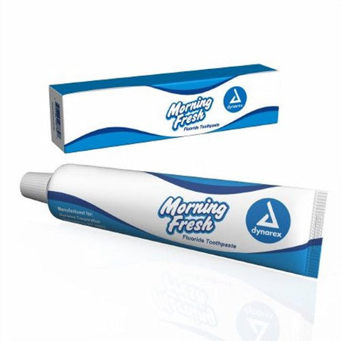 Dynarex, Toothpaste Morning Fresh Mint Flavor 2.75 oz. Tube, Box Of 12 Dynarex