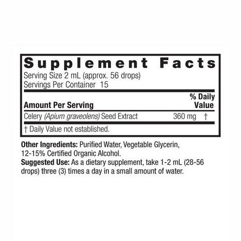Nature's Answer, Celery Seed Liquid Extract Low Alcohol, 1 Oz Nature's Answer