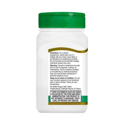 21st Century, Vitamin E, 268mg, 110 Softgels 21st Century