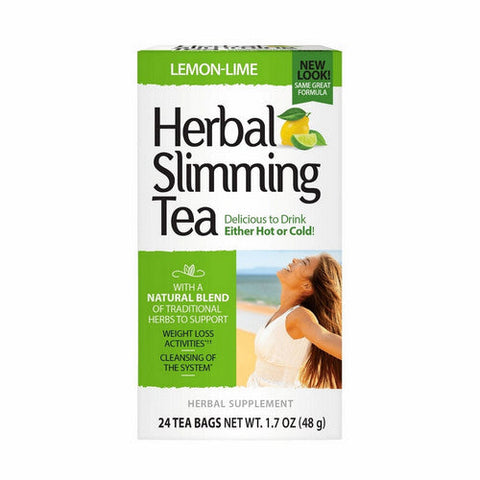 21st Century, Herbal Slimming Tea Lemon-Lime, 24 Bags 21st Century