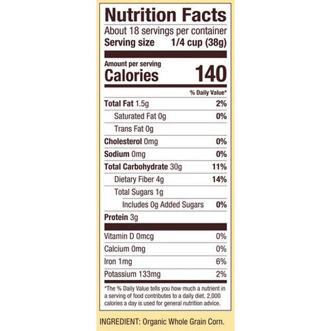 Bobs Red Mill, Orgainc Medium Grind Corn Meal, 24 Oz(Case Of 4)
