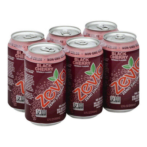 Zevia, Soda Black Cherry, Case of 4 X 72 Oz Zevia