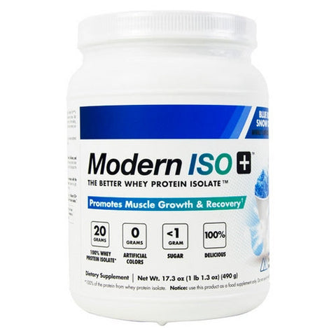 Modern Sports Nutrition, Modern Iso Plus Blue Razz, 20 Count Modern Sports Nutrition