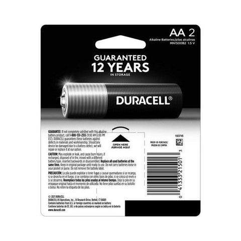 Duracell, Duracell Aa Batteries, 2 Count Duracell