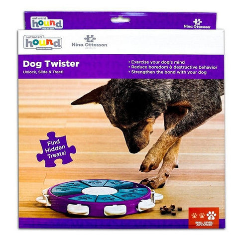 Outward Hound, Nina Ottoson Puzzle Dog Twister Dog Game, 1 count Outward Hound