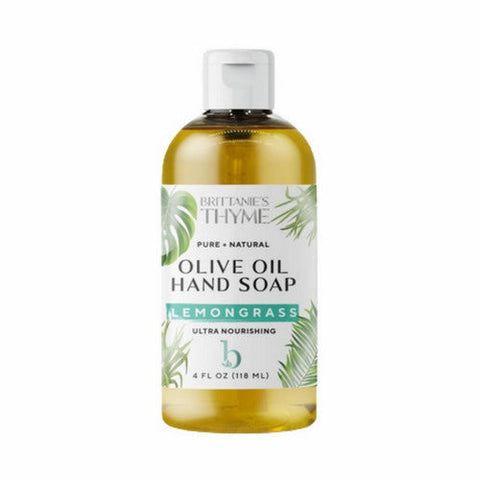 Brittaine's Thyme, Liquid Hand Soap Lemongrass, 4 Oz Brittaine's Thyme