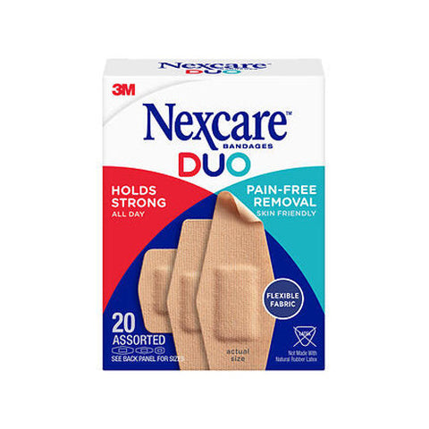 Nexcare, Duo Bandages Assorted, 20 Count Nexcare