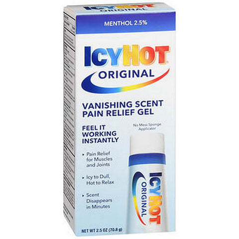 Icy Hot Pain Relieving Gel Vanishing Scent 2.5 Oz by Icy Hot