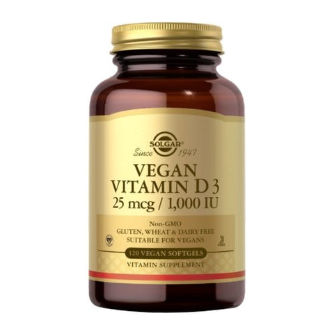 Vegan Vitamin D3 120 Softgels by Solgar