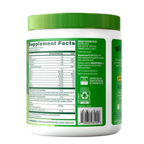 Amazing Grass, Greens And Superfood Powder Original, 8.5 Oz Amazing Grass