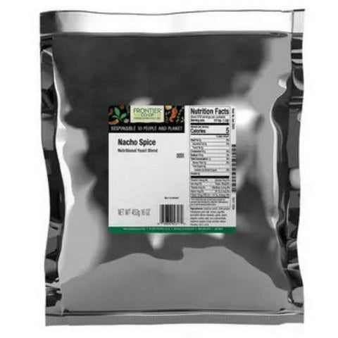 Frontier Coop, Nacho Spice Nutritional Yeast Blend, 1 Lb Frontier Coop