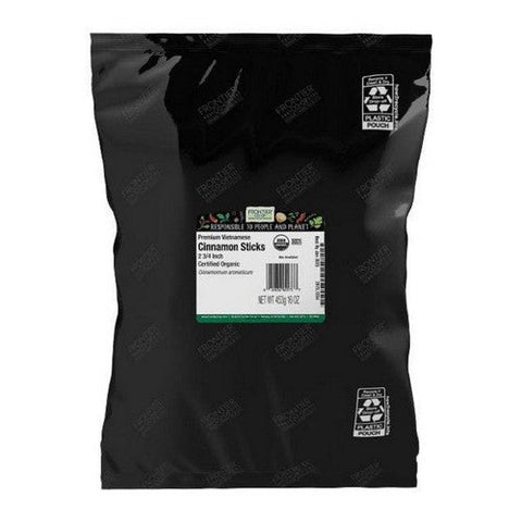 Frontier Coop, Organic Vietnamese Cinnamon Sticks 2.75", 1 Lb