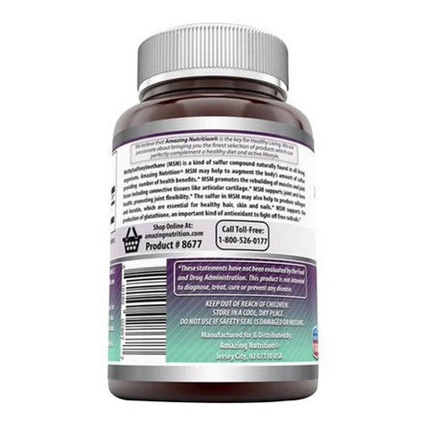 Amazing Nutrition, Amazing Formulas MSM, 2000 Mg, 2000 Mg Amazing Nutrition