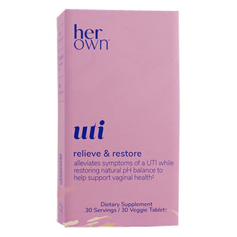 Her Own, UTI Relieve and Restore, 30 Caps Her Own