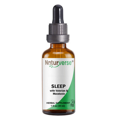 Sleep With Valerian And Melatonin Liquid Extract 1 Oz by Naturverse