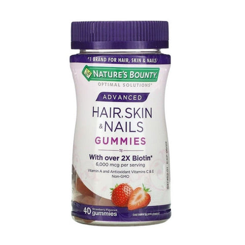 Nature's Bounty, Advanced Skin And Nails Vitamins With Biotin, 40 Count Nature's Bounty
