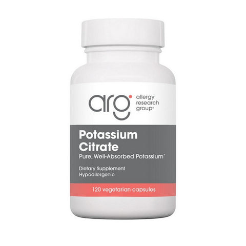 Nutricology/ Allergy Research Group, Potassium Citrate, 120 Veg Caps Nutricology/ Allergy Research Group