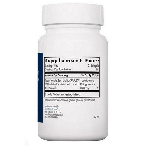 Nutricology/ Allergy Research Group, Delta-Fraction Tocotrienols, 75 Softgels Nutricology/ Allergy Research Group