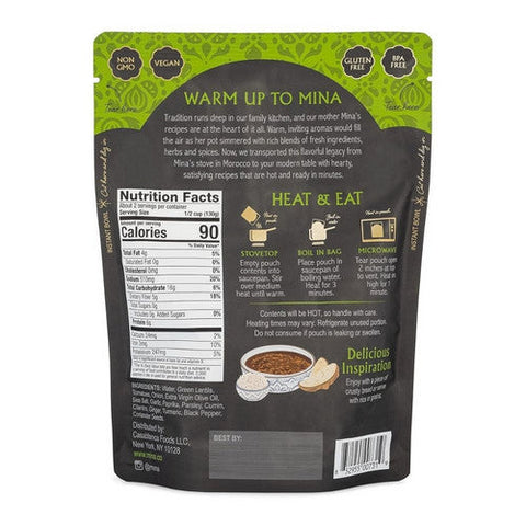 Mina, Addis Macroccan Lentil Stew, 10 Oz (Case Of 6) Mina