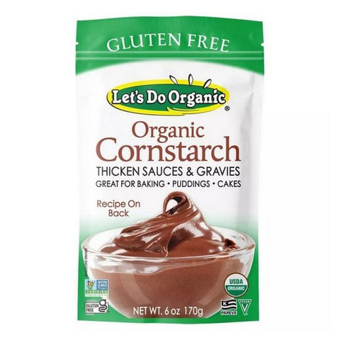 Organic Cornstarch 6 Oz (Case Of 6) by Let's Do Organic