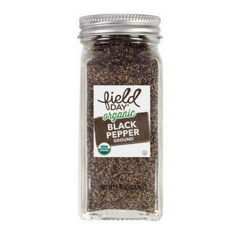 Organic Ground Black Pepper 1.9 Oz (Case Of 6) by Field Day
