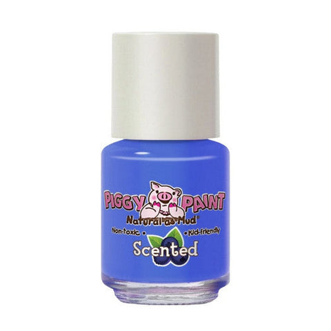 Piggy Paint, Bossy Blueberry Scented Nail Polish, 0.25 Oz