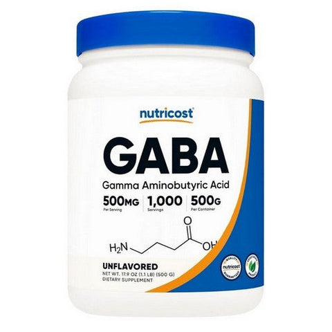 Nutricost, Gaba Unflavored, 500 Grams