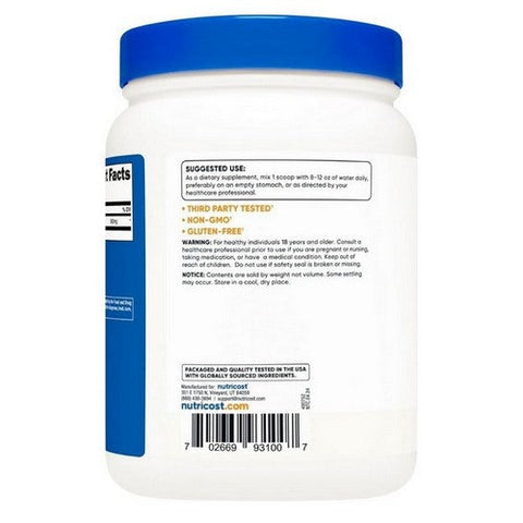 Nutricost, Gaba Unflavored, 500 Grams