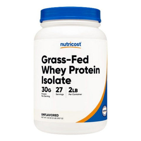 Nutricost, Grass-Fed Whey Protein Isolate Powder, 2 Lbs Nutricost