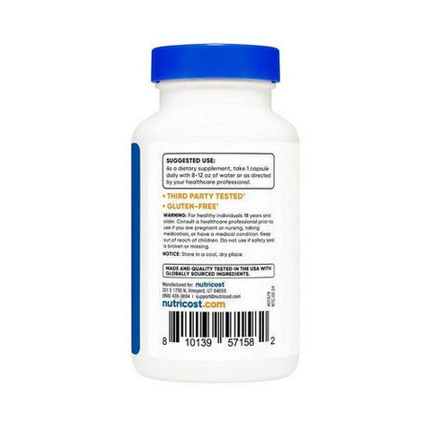 Nutricost, N-Acetyl L-Tyrosine Capsules, 350 Mg, 120 Count Nutricost