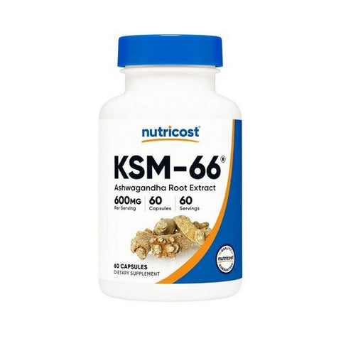 Nutricost, Ksm-66 Ashwagandha Root Extract, 600 Mg, 60 Count Nutricost