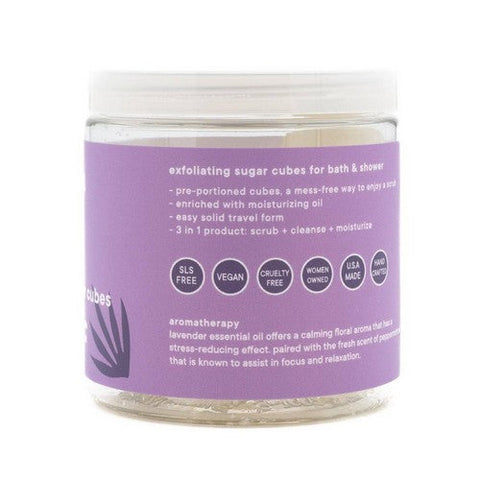 Latika Soap, Sugar Scrub Cubes Calm, 10 Count Latika Soap